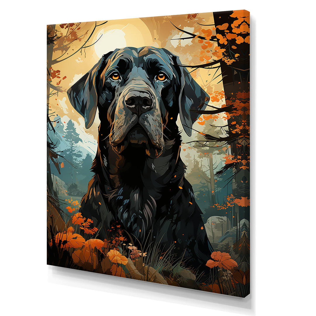 Dog Great Dane Grandeur - Dog Large Canvas Wall Art