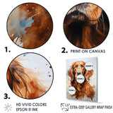 Dog Irish Setter Impressions - Dog Living Room Wall Art