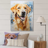 Dog Labrador Dreams - Animals Canvas Wall Art