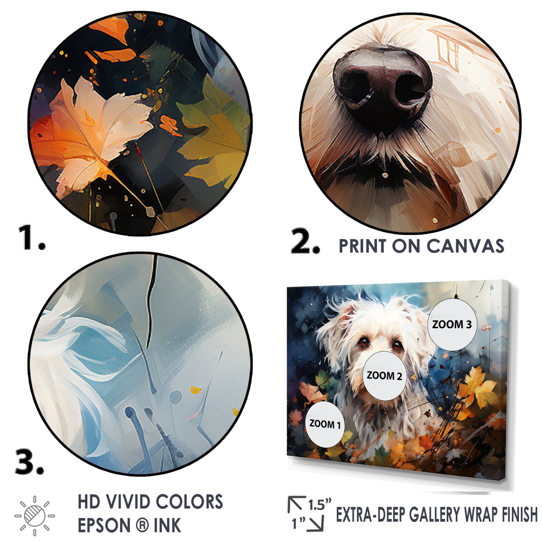 Popart Maltese Magic - Dog Canvas Wall Art