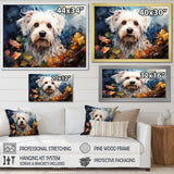 Popart Maltese Magic - Dog Canvas Wall Art