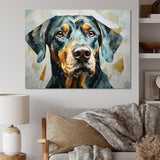 Shepherds Watchful Gaze Portrait - Dog Living Room Wall Art