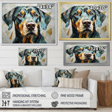 Shepherds Watchful Gaze Portrait - Dog Living Room Wall Art