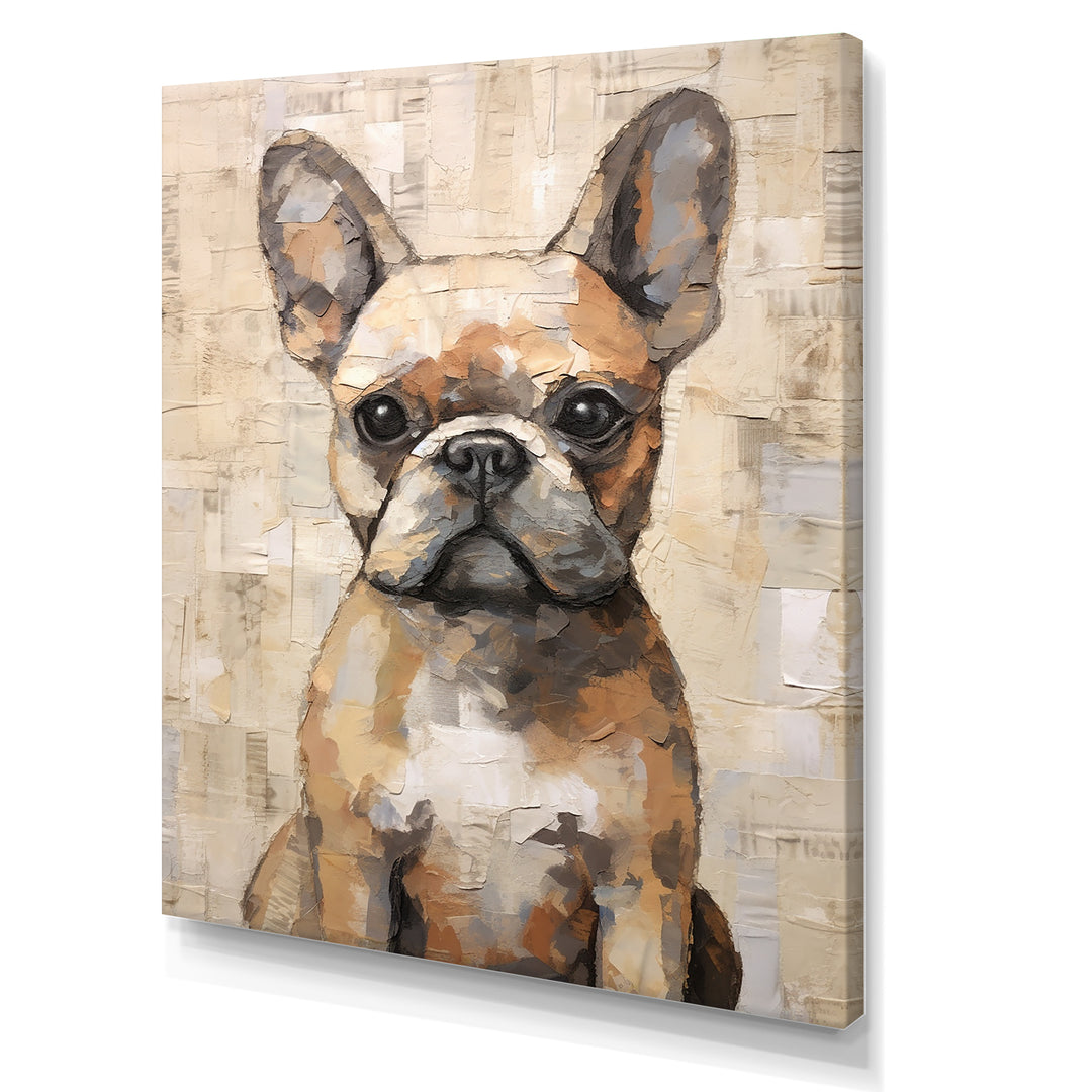 Boston Terrier Playful Portrait - Dog Wall Decor