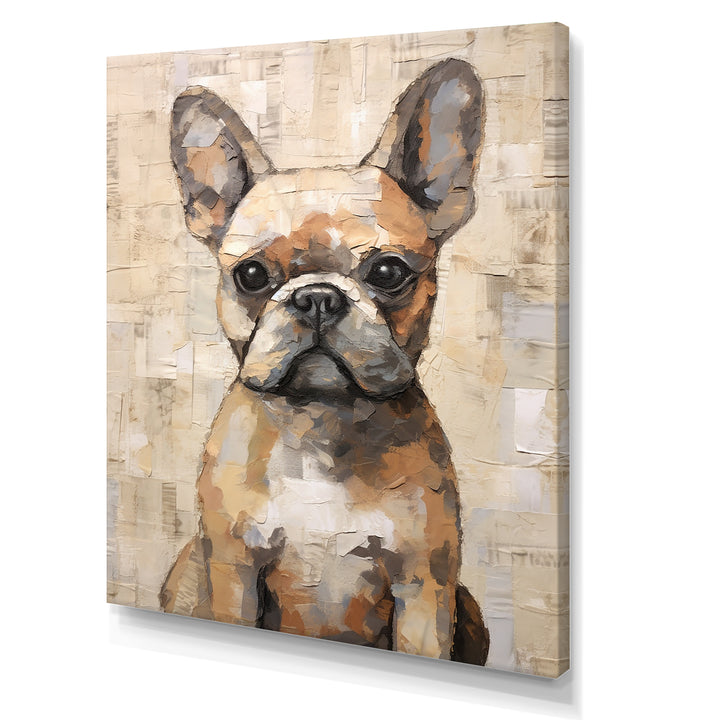 Boston Terrier Playful Portrait - Dog Wall Decor