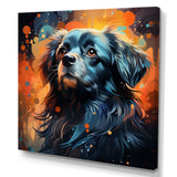 Pekingese Pondering Dog Portrait - Dog Home Decor Art