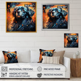 Pekingese Pondering Dog Portrait - Dog Home Decor Art