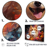 Pomeranian Playfulness - Dog Canvas Wall Art