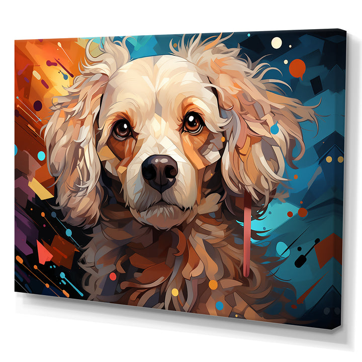 Poodle Pizzazz - Beige Dog Wall Art