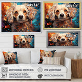 Poodle Pizzazz - Beige Dog Wall Art