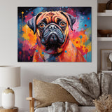 Popart Pug Parade - Beige Dog Wall Art