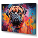 Popart Pug Parade - Beige Dog Wall Art