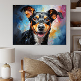 Popart Rat Terrier Rascal - Dog Living Room Wall Art