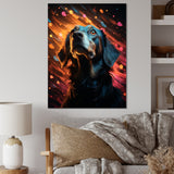 Popart Saluki Portrait - Dog Wall Art Prints