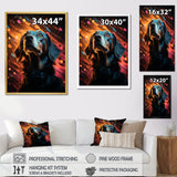 Popart Saluki Portrait - Dog Wall Art Prints