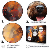 Scottish Terrier Splendor - Dog Framed Canvas Art