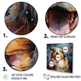 Popart Shetland Sheepdog Portrait - Dog Living Room Wall Art