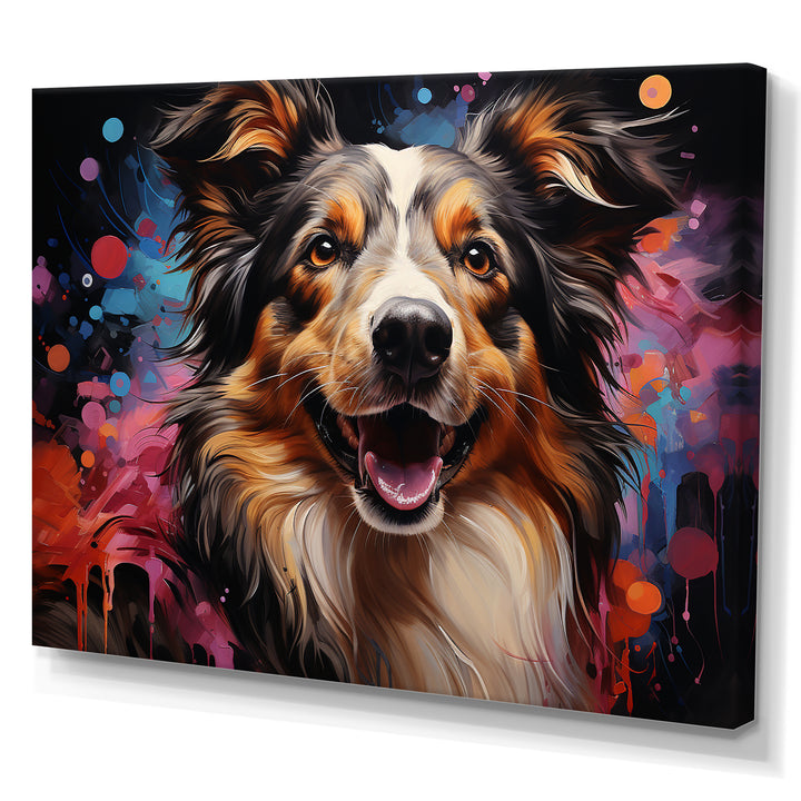 Shetland Sheepdog Portrait - Dog Canvas Wall Art