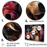 Shetland Sheepdog Portrait - Dog Canvas Wall Art