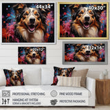 Shetland Sheepdog Portrait - Dog Canvas Wall Art