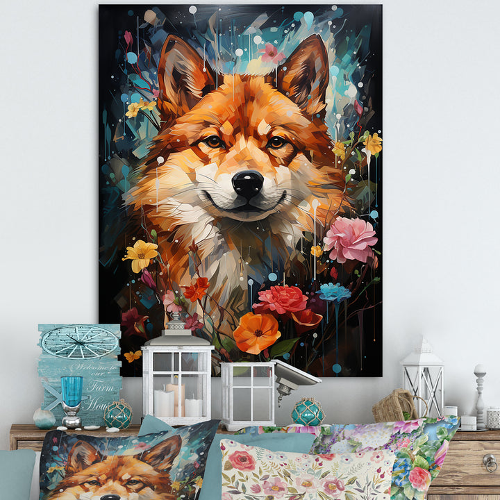 Popart Shiba Inu Spirit - Dog Wall Decor