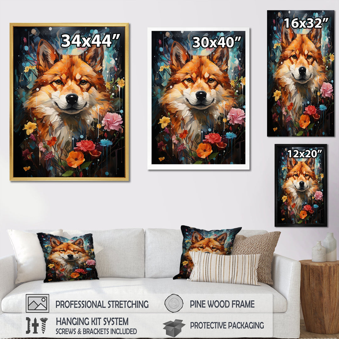 Popart Shiba Inu Spirit - Dog Wall Decor