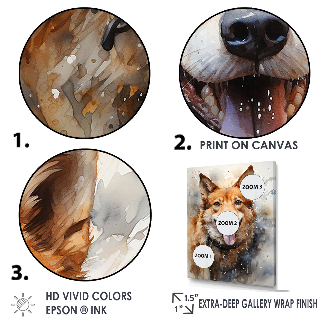 Shiba Inu Spirit - Brown Dog Wall Art
