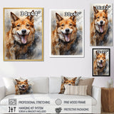 Shiba Inu Spirit - Brown Dog Wall Art