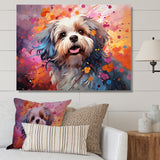 Popart Shih Tzu Serenade - Beige Dog Wall Art