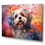 Popart Shih Tzu Serenade - Beige Dog Wall Art