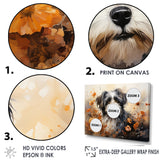 Floral Shih Tzu Serenity - Dog Framed Canvas Art