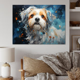 Blue Shih Tzu Serenity - Dog Large Canvas Wall Art