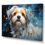 Blue Shih Tzu Serenity - Dog Large Canvas Wall Art