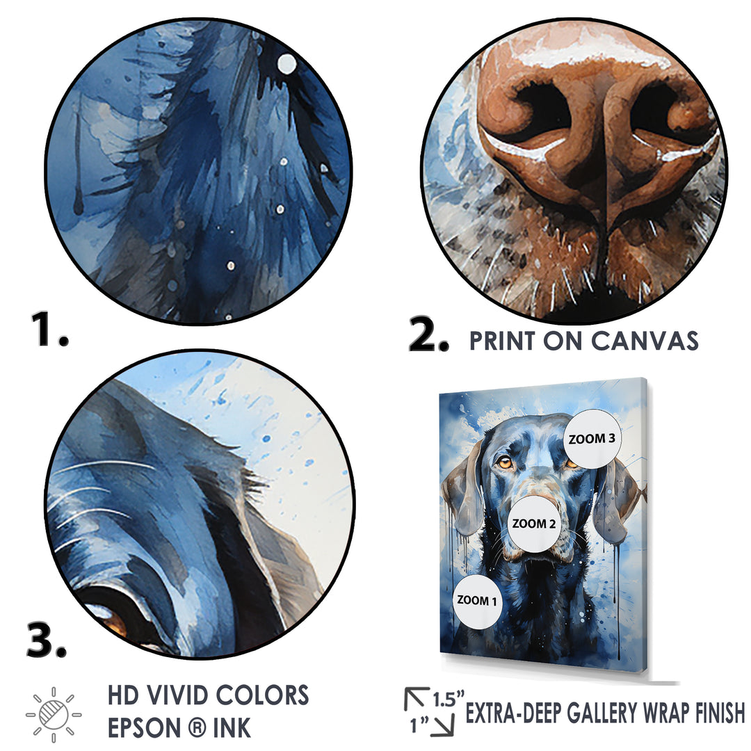 Dog Weimaraner Majestic Portrait - Dog Bedroom Wall Art