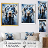 Dog Weimaraner Majestic Portrait - Dog Bedroom Wall Art