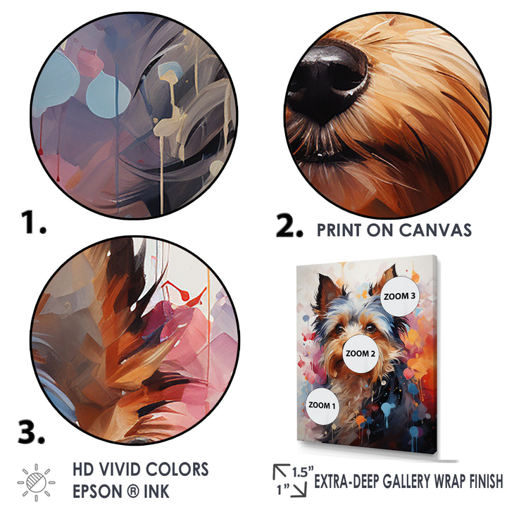 Doge Yorkie Reverie - Dog Wall Decor