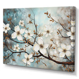 Dogwood Beauties - Floral Canvas Wall Art