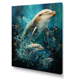 Dolphin Aquatic Harmony - Dolphin Wall Art Prints