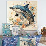 Dolphin Happiness - Dolphin Living Room Wall Art