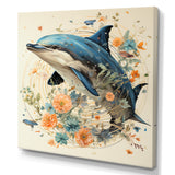 Dolphin Happiness - Dolphin Living Room Wall Art