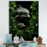 Dolphin Eco Guardians - Dolphin Canvas Wall Art