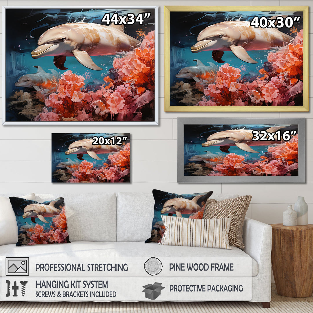 Dolphin Eternal Dance - Dolphin Wall Decor