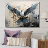 Minimalism Blue Dove - Dove Wall Decor