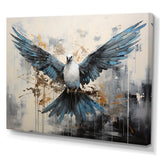 Minimalism Blue Dove - Dove Wall Decor