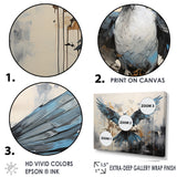 Minimalism Blue Dove - Dove Wall Decor