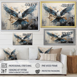 Minimalism Blue Dove - Dove Wall Decor