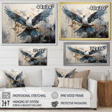 Minimalism Blue Dove - Dove Wall Decor
