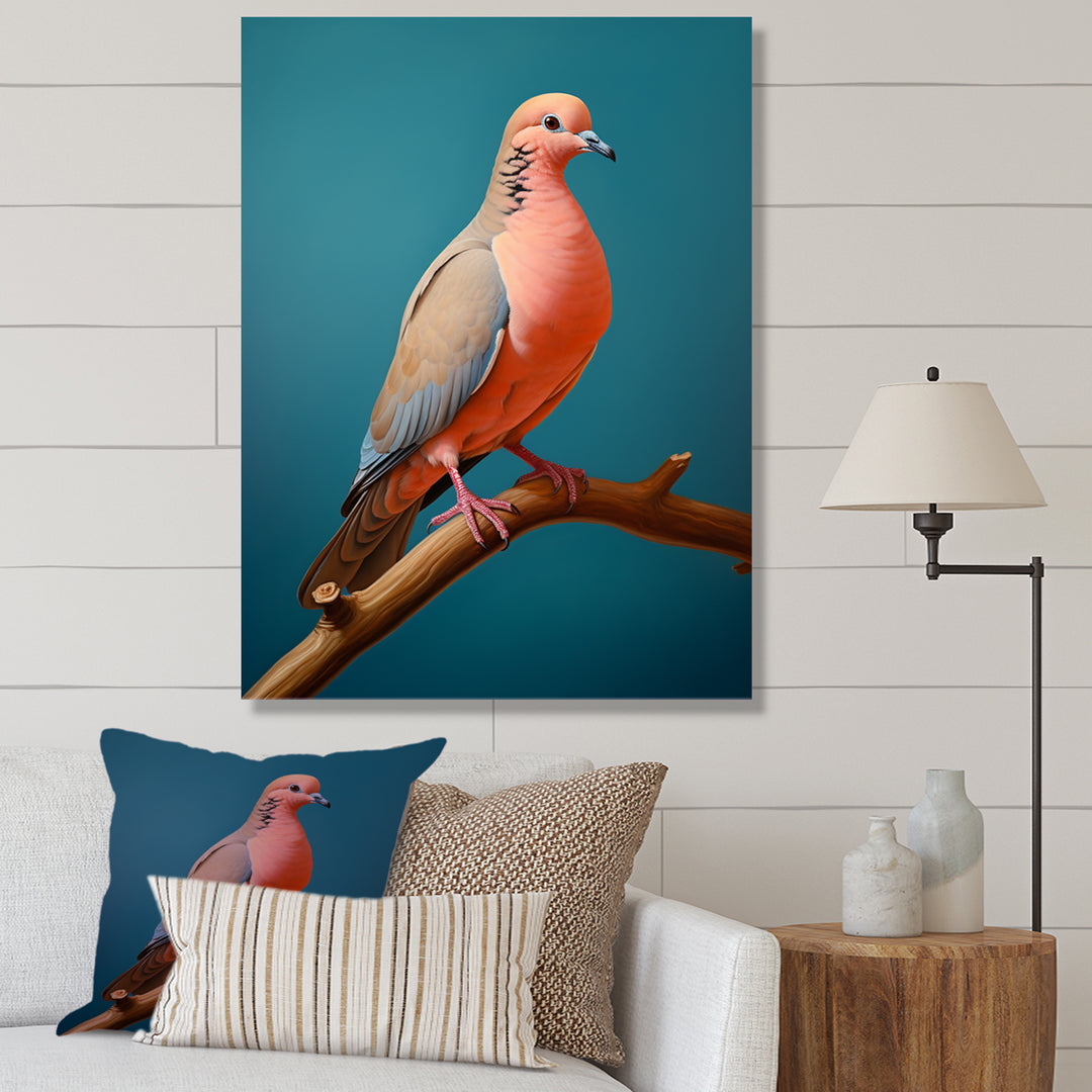 Coral Companion Dove - Coral Dove Wall Art