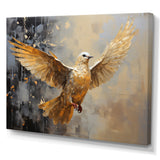 Golden Dove Grace - Dove Large Canvas Wall Art