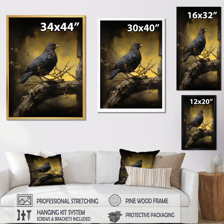 Onyx S Mystical Offering - Dove Framed Canvas Art